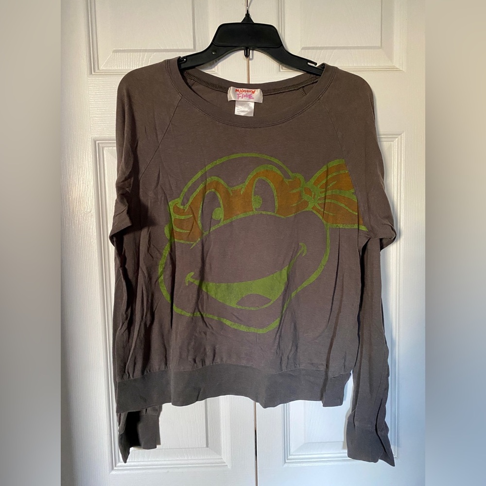 Mighty Fine Vintage TMNT ‘97 Michelangelo Long Sleeve Gray XL Shirt